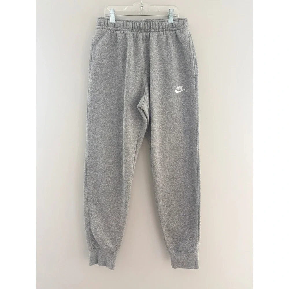 Nike Sportswear Club Fleece Joggers Women Small Grey Excellent Sweatpants